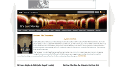 Desktop Screenshot of itsjustmovies.com